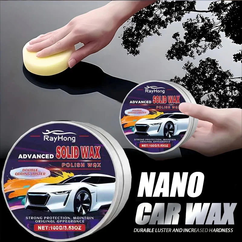 Car Ceramic Nano Polish Wax for Scratch Repair & Hydrophobic Coating - Liquid Car Polish
