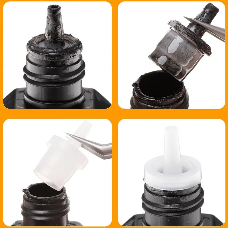 Eyelash Glue Bottle Nozzle Caps Replacement Lipstick Tips for Lash Glue - Multiple Colors