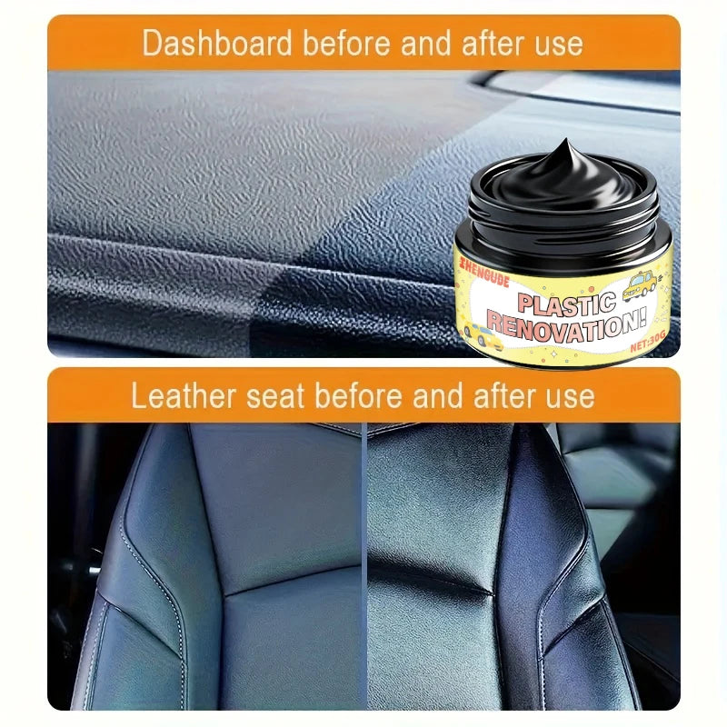 Interior Polishing Wax for ABS Resin, Rubber, Plastic & Tires - Renovation Care