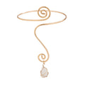 Women's Spiral Open Armlets Geometric Upper Arm Chain Jewelry Vintage Cuff