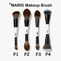Highlight Blush Makeup Brush - Soft Fiber Face & Cheek Cosmetic Brush