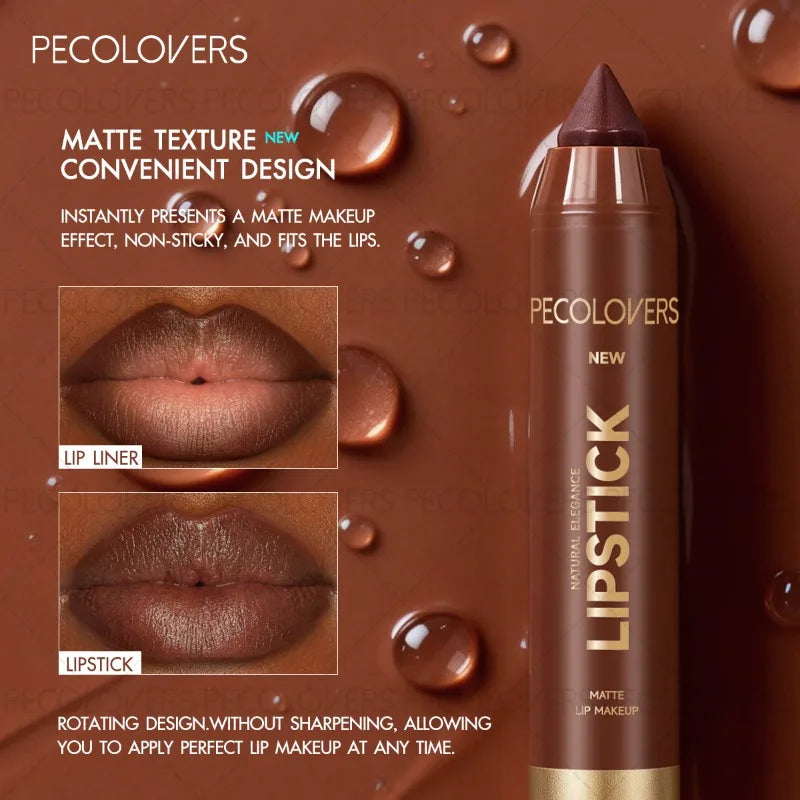 Lip Liner in Brown Tube - Outlines Lips, Creates Plump & Charming Look