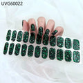 Semi-Cured Gel Nail Wraps Set for DIY Manicure Waterproof Long Lasting