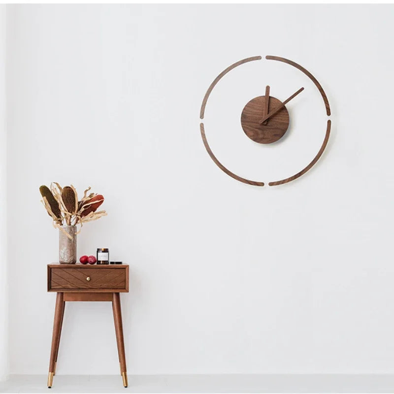 Nordic Minimalist 14-Inch Wall Clock Silent Quartz Living Room Office Decor