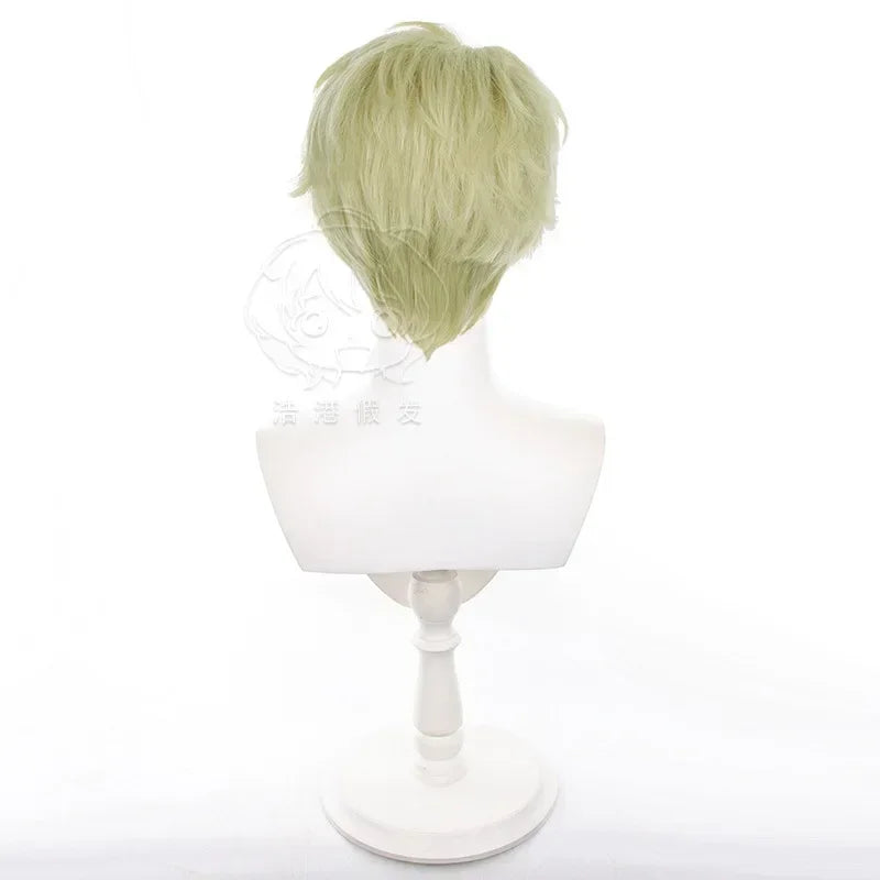 Anime Nanami Kento Cosplay Synthetic Wig 30cm Heat-Resistant Costume Hair