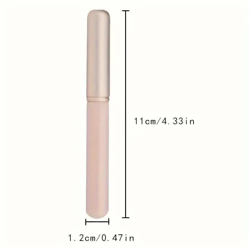 Professional Lipstick Brush with Cap - Handheld Lip Makeup Applicator for All Skin Types