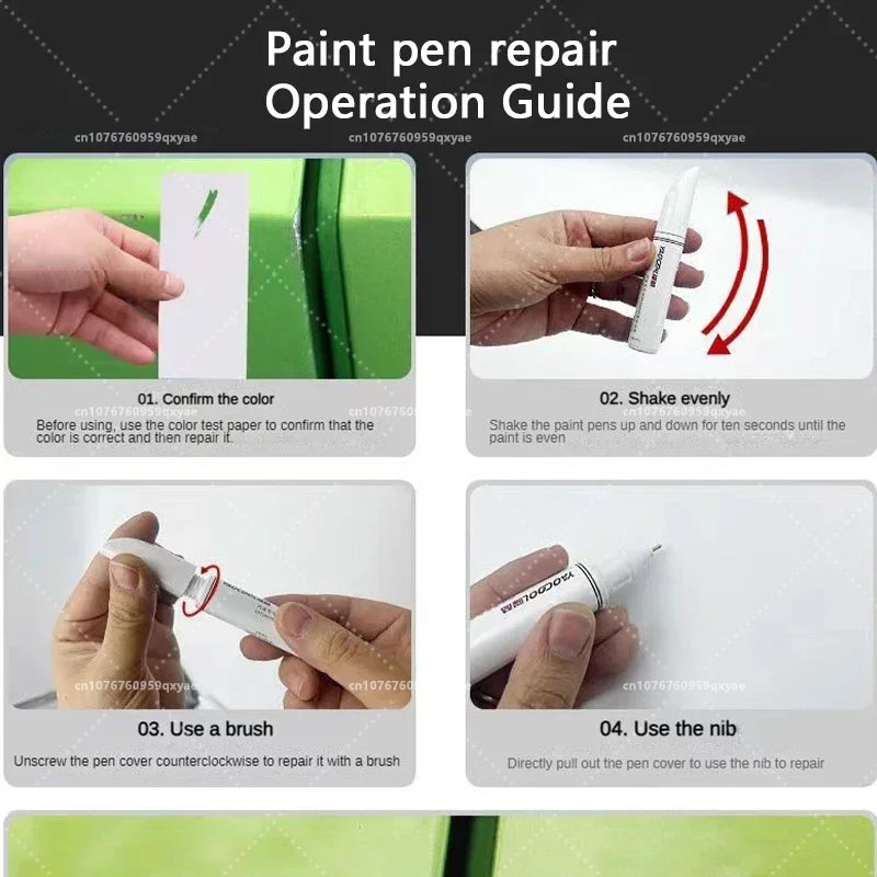 Automotive Paint Repair Pen Set for Car Touch-Up - Multiple Colors