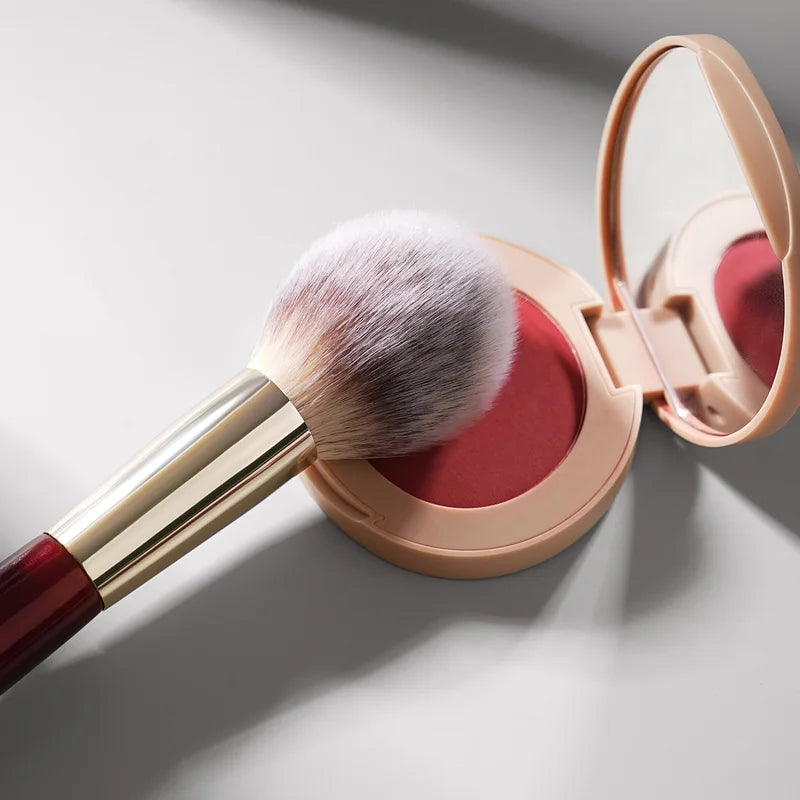 Professional Makeup Brush Set - 9 Synthetic Brushes for Face & Eyeshadow