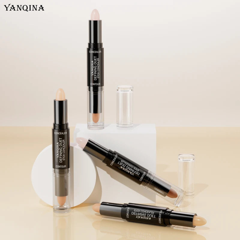 Dual-Ended Face Contour & Highlight Stick for Beginners - Matte Sculpting Pen