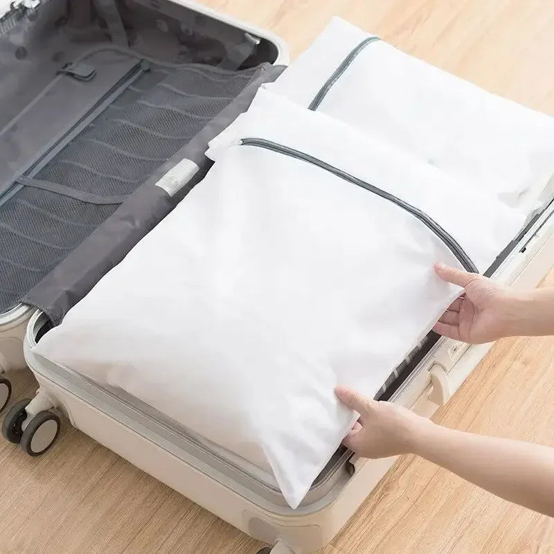 Large Mesh Laundry Bags Set for Clothing and Delicates - Pack of Two