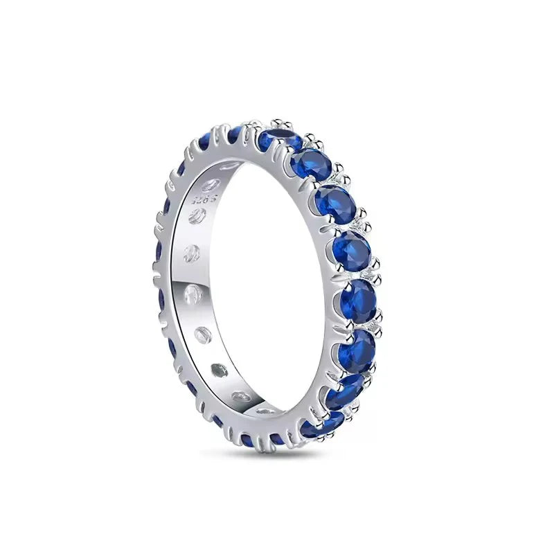 Luxury Sterling Silver Love Arrow Star Wedding Ring Set for Women