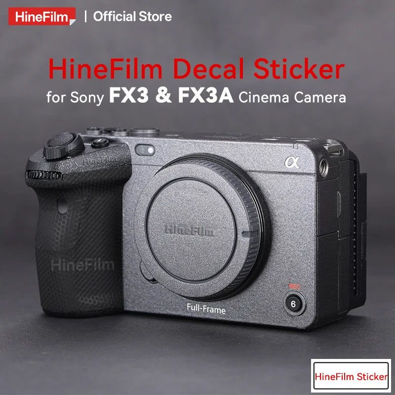 Camera Skin Sticker for Sony ILME-FX3 & FX3A - Custom Protective Wrap