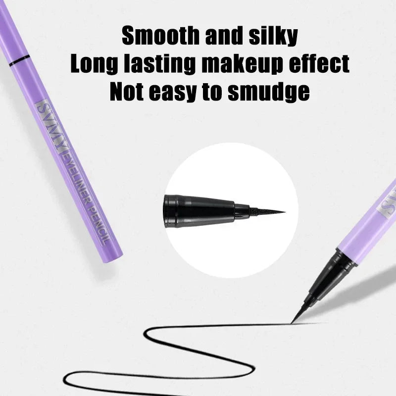 Liquid Eyeliner Pen 0.5mm Waterproof & Quick Dry for Precise Eye Makeup