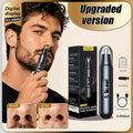 Nose Hair & Ear Trimmer for Facial Hair Removal - Washable & Portable