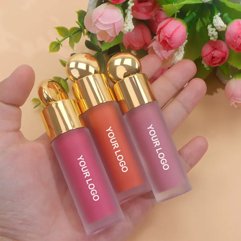 Liquid Blusher Set - Long-lasting Matte Cheek Contour Cosmetics 5pcs
