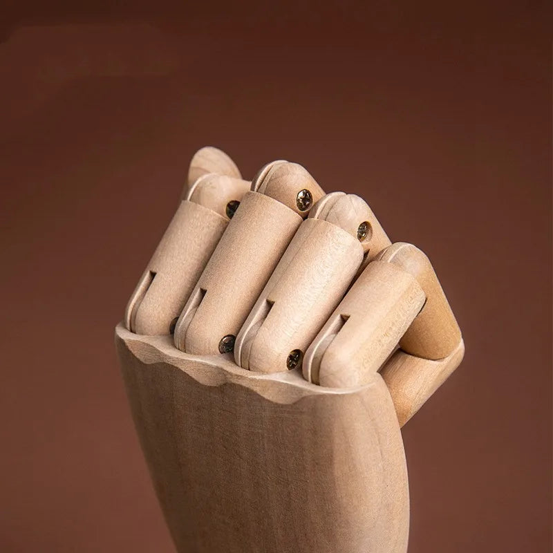 Artistic Wooden Sketch Mannequin with Movable Limbs for Drawing & Decoration