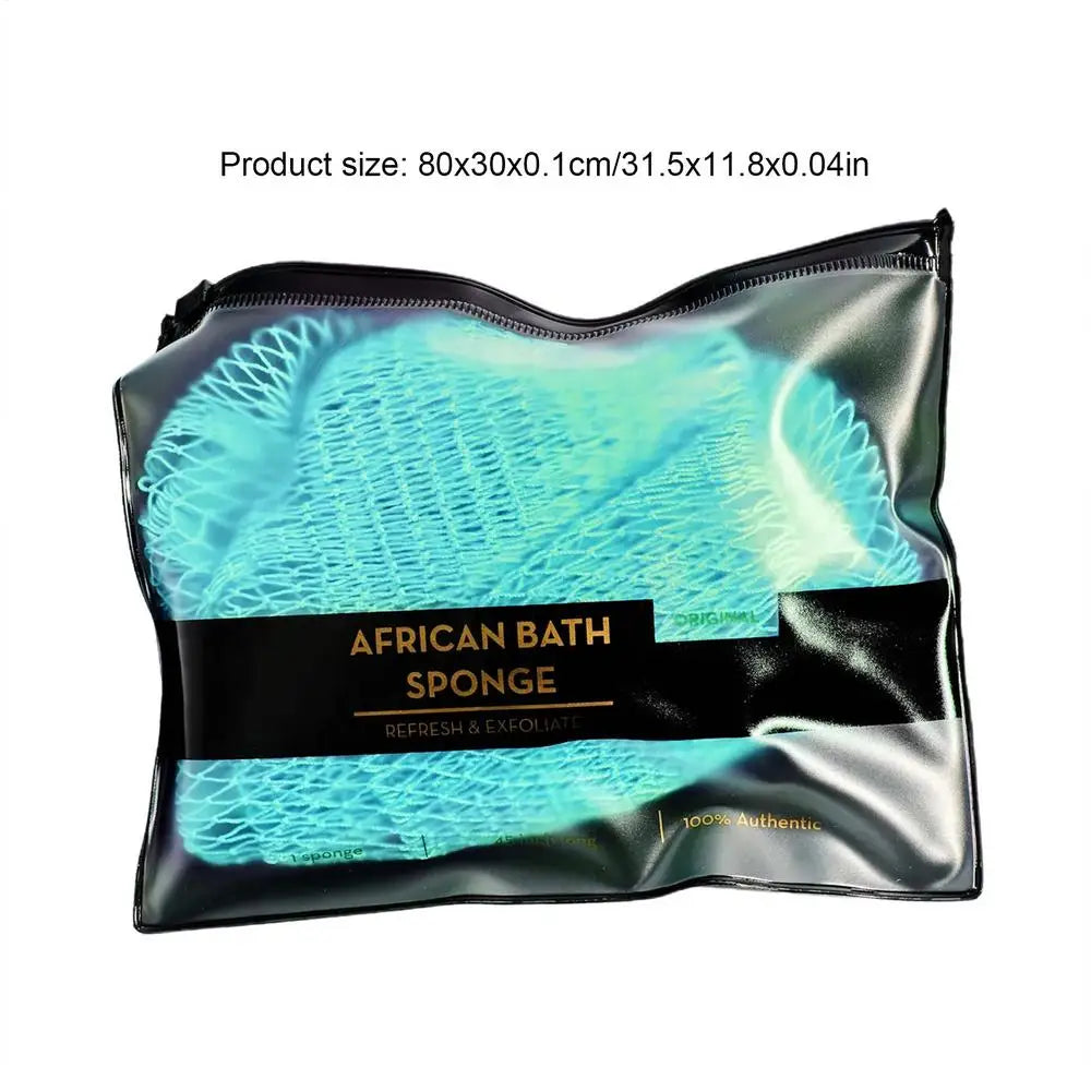 Reusable African Bath Net Sponge for Body Cleansing and Skin Smoothing