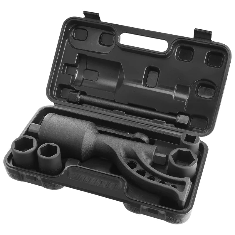 Heavy Duty Torque Wrench Set with 4/8 Socket and Case - 1/64 Gear Ratio