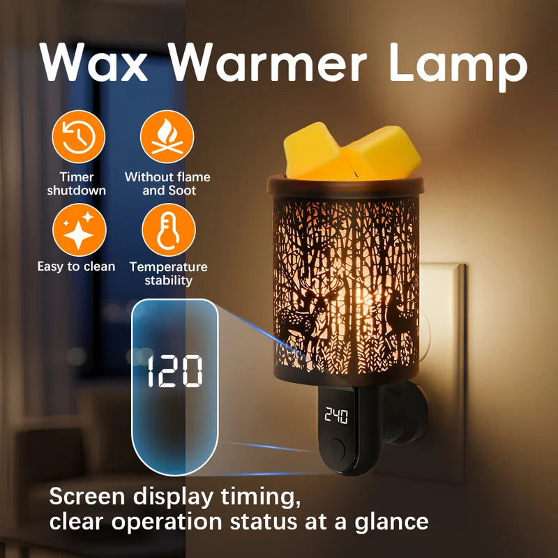 Electric Wax Melting Burner with Aromatherapy Fragrance Diffuser - Home Decor