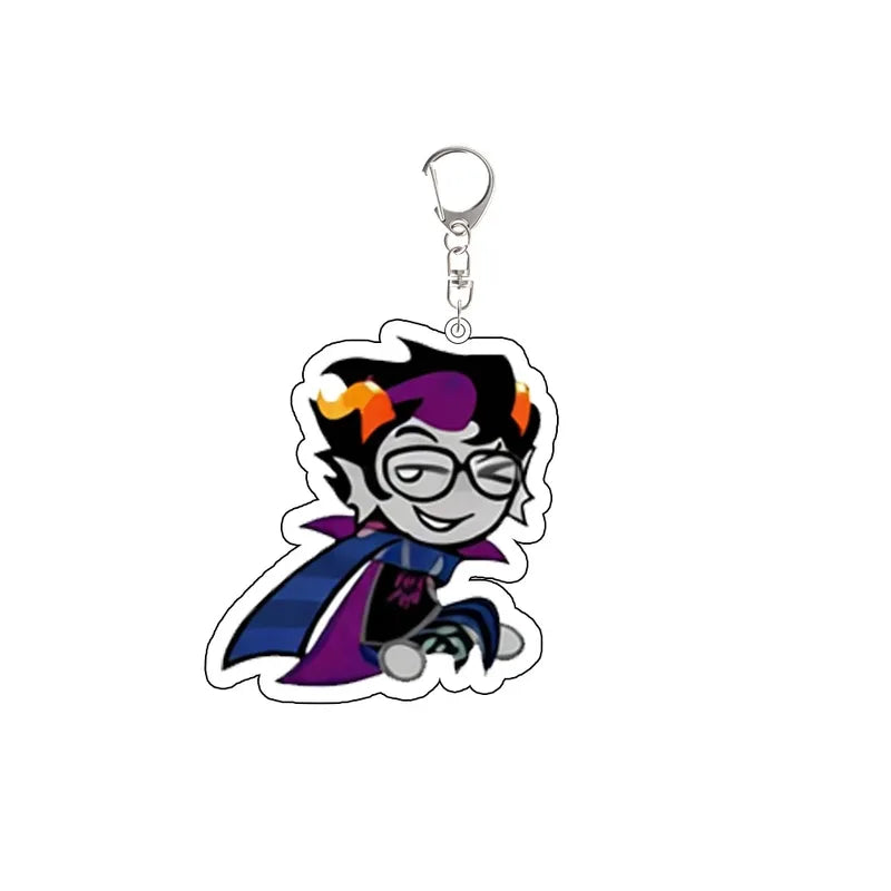 Game Keychain Set for Backpack Accessories - Roxy Lalonde, Dirk Strider & Friends