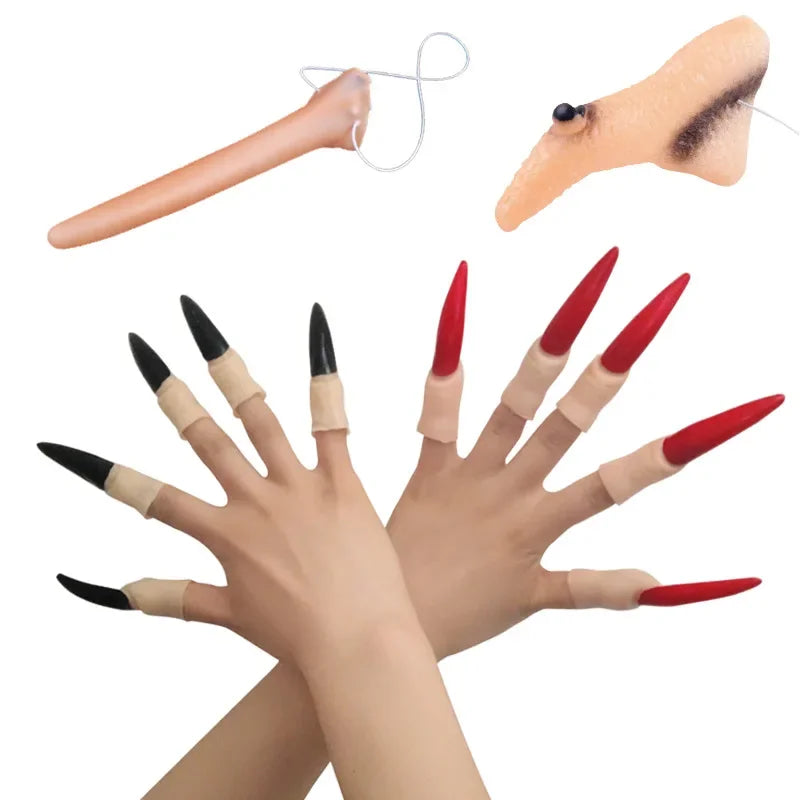 Halloween Witch Nose Prosthetic with Elastic for Cosplay and Makeup