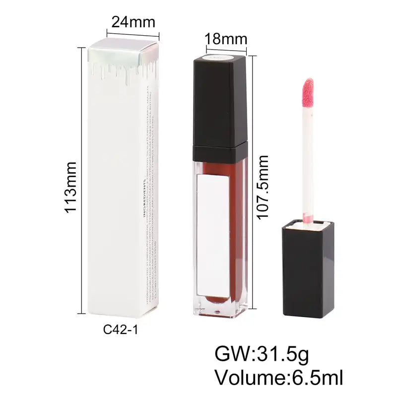 Wholesale Lip Gloss with LED Light & Mirror Private Label Liquid Makeup Shiny Colors