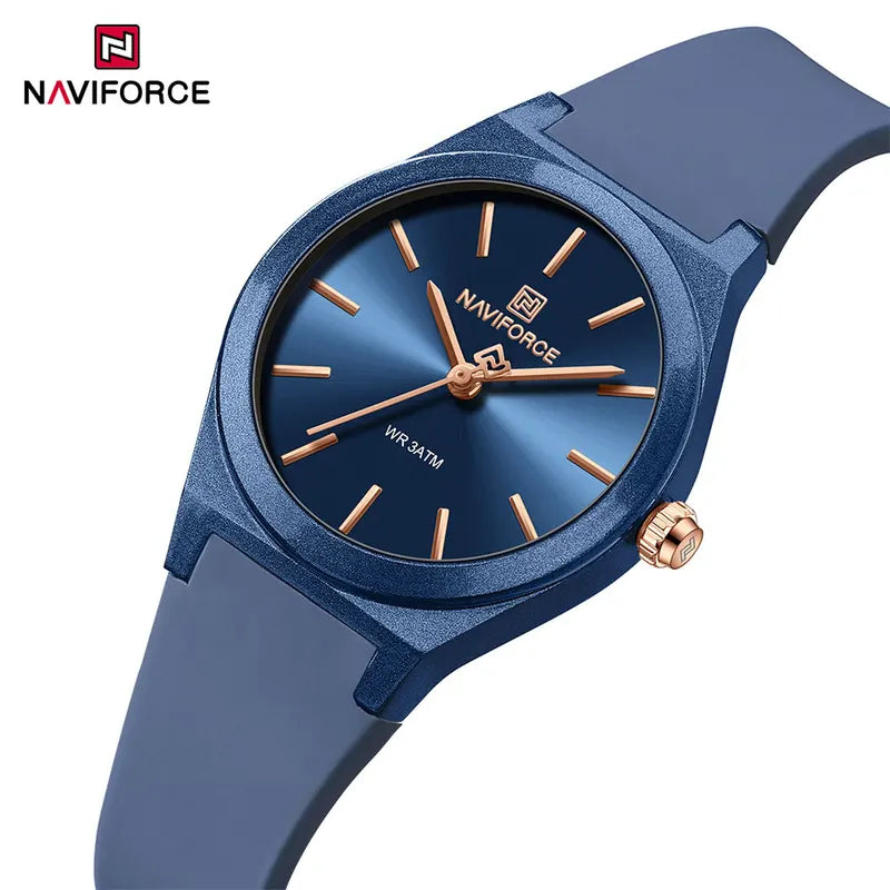 Women’s Quartz Sport Watch with Silicone Strap - Fashion Dress Wristwatch, Water Resistant