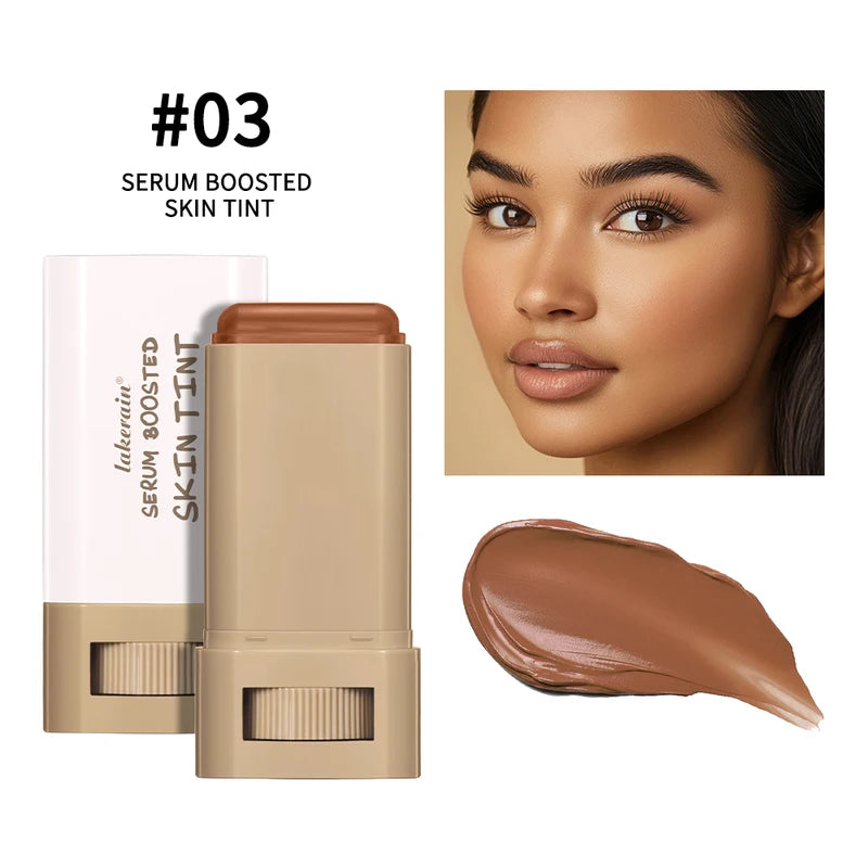 Waterproof Skin Tint Stick Serum Foundation Nourishing Face Contour Balm