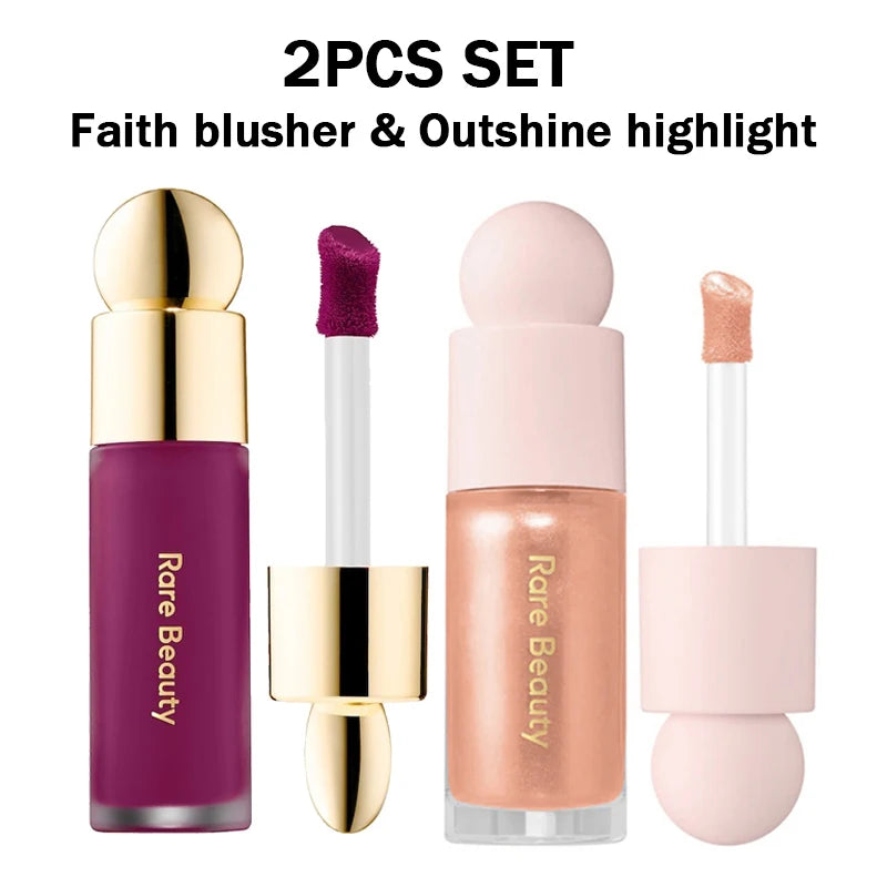 Liquid Blush and Luminizer Set for Face Makeup - Multiple Colors Included