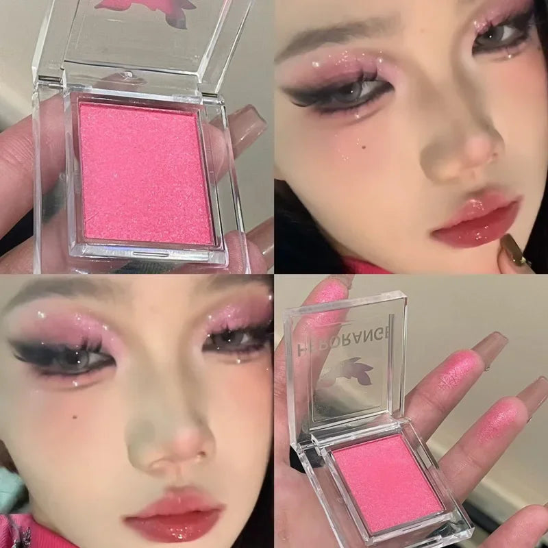 Matte Shimmer Eyeshadow Powder Face Highlighter & Contour Makeup Set Waterproof Long-Lasting