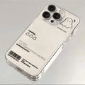 Halloween Ghost Phone Case for iPhone - Clear Cartoon Cute Cover