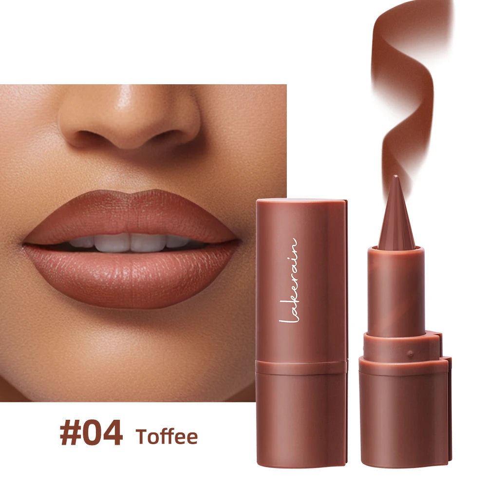 Gradient Lip Crayon Matte Waterproof Lip Liner & Lipstick Set - Long Lasting
