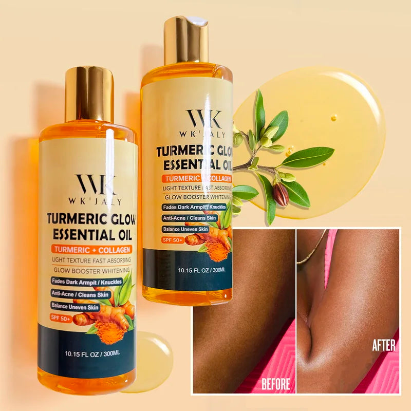 Turmeric Glow Body Oil with Brightening and Moisturizing Benefits - 300ml