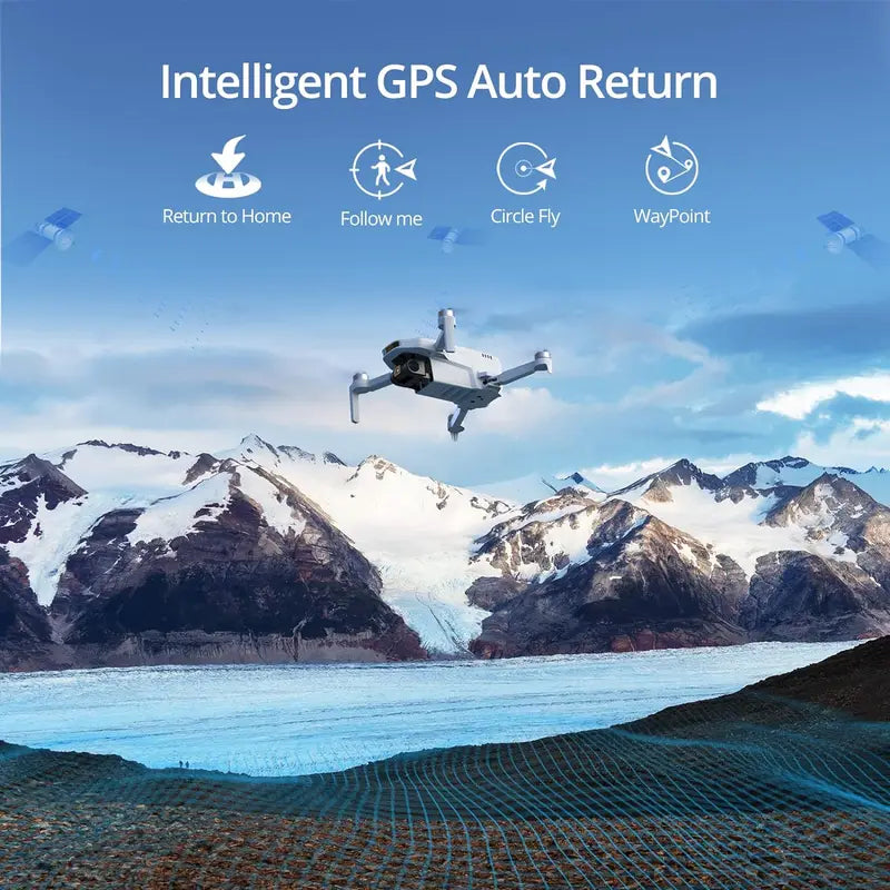 Potensic Atom SE 4K GPS Drone with 4KM Transmission, 249g, Beginner-Friendly