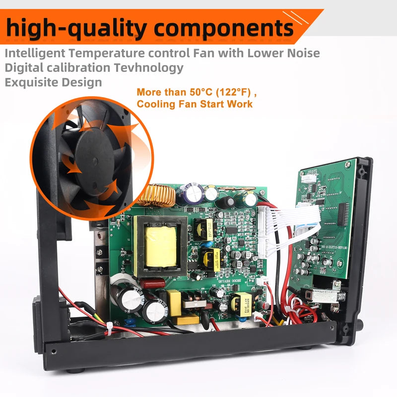 Adjustable DC Power Supply 30V 10A Lab Bench Power Regulator with Digital Display