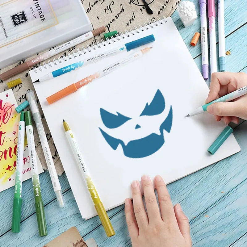 Pumpkin Face Stencils Pack of 25 for Halloween DIY Crafts Home Decor