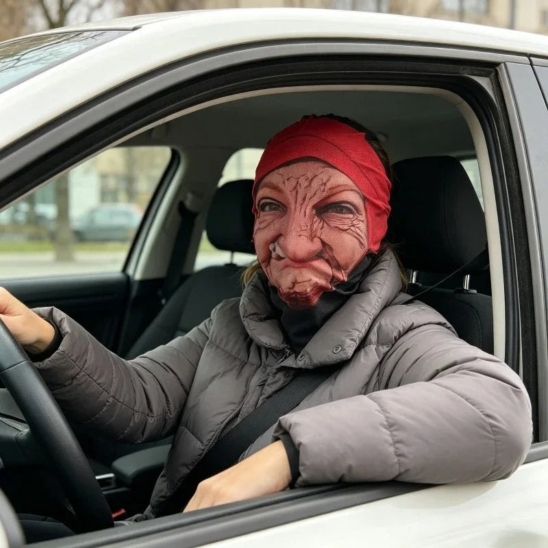 Realistic Halloween Mask for Cosplay and Role Play - Masquerade Costume Face Covering