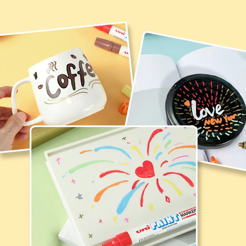 Oil-Based Paint Markers for Metal Glass Plastic - Water Resistant Repair Pen