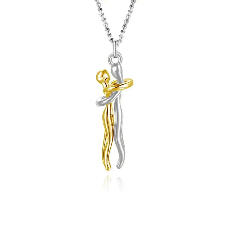 Fashion Hugging Necklace Chain for Men Women Lover Gift Jewelry