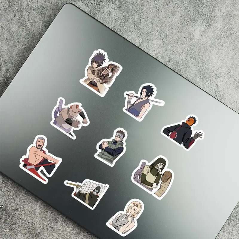 Naruto Jiraiya Q Version Cartoon Kawaii Sticker Pack - 70pcs DIY Decor