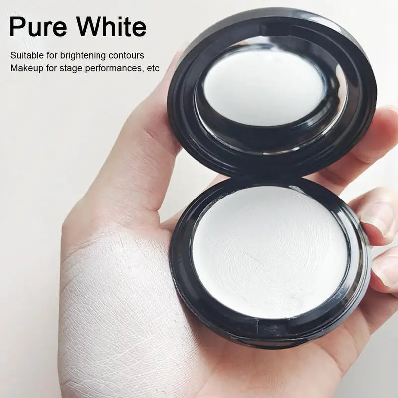 White Body Paint & Foundation for Halloween Cosplay Face & Body Makeup