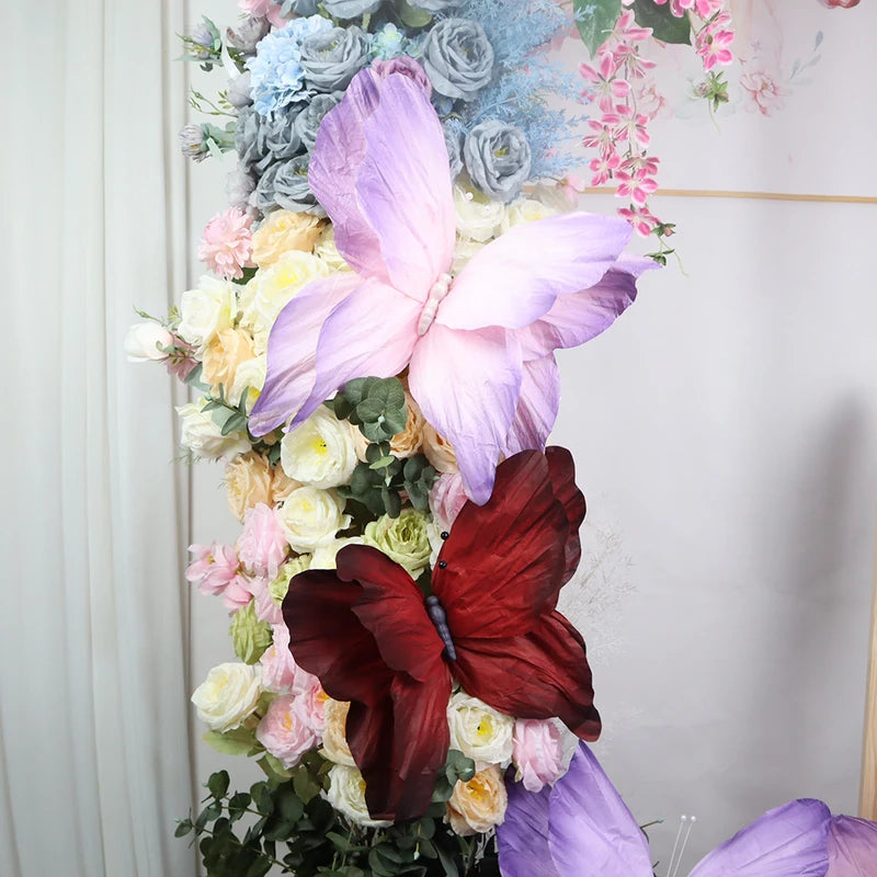 Large 3D Paper Butterfly Balcony Decorations for Weddings & Outdoor Events
