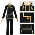 Anime Lelouch Cosplay Costume Jacket Set for Halloween and Parties