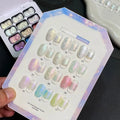 9-Color Gradient Nail Polish Set for French Manicure & Nail Art - High Saturation