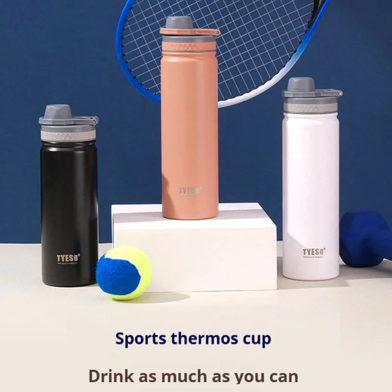 Insulated Stainless Steel Travel Water Bottle - Hot & Cold Drink Thermos Mug