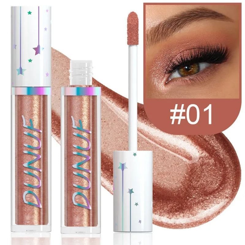 24-Color Liquid Eyeshadow Stick Metallic Glitter Waterproof Stage Makeup