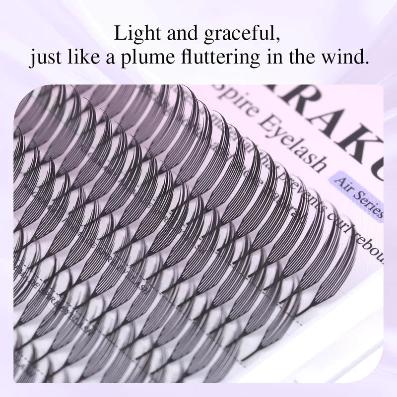 Premade Spire Eyelash Extensions 10 Cases Fluttering Anime Effect False Lashes