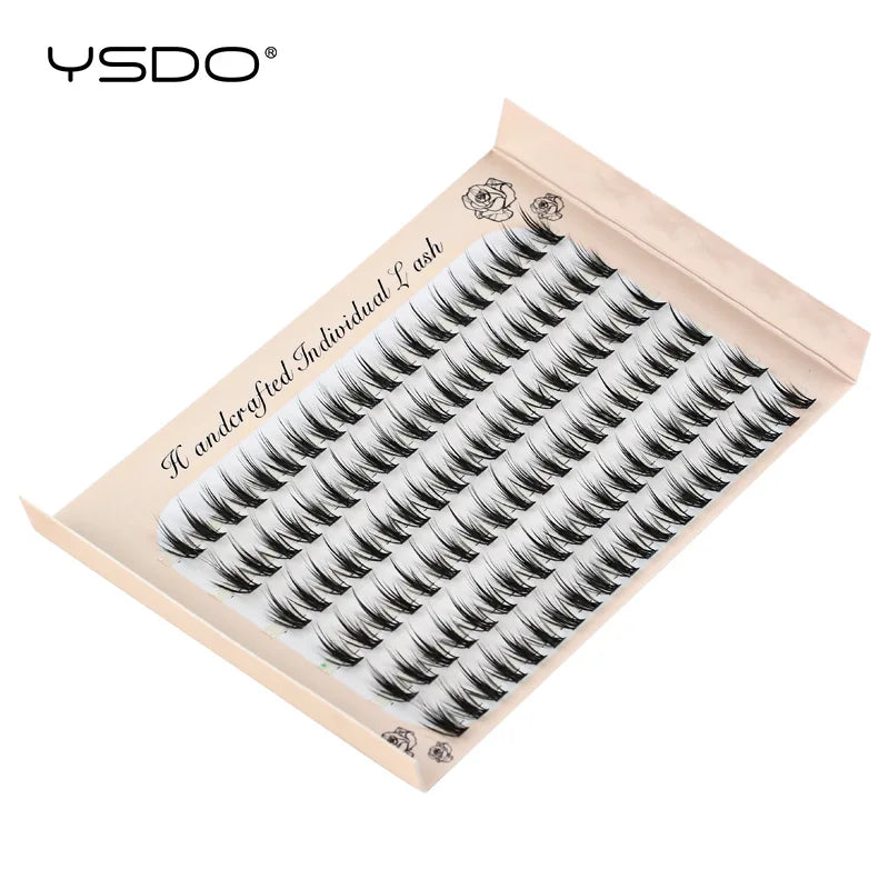 Individual False Eyelashes 120 Clusters - Natural Mink Fluffy Volume Extensions