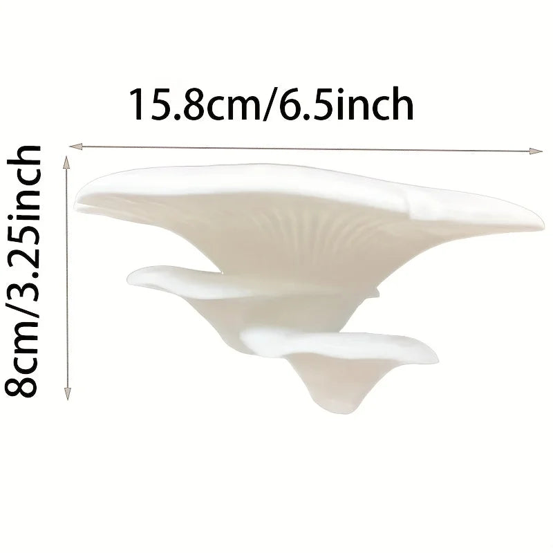 Creative Mushroom-Shaped 3D Printed Wall Storage Rack - Cute Home Decor