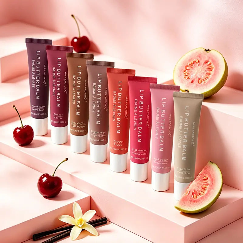 Hydrating Lip Gloss Gift Set - 24 Pieces, 8 Colors Moisturizing Lip Gloss